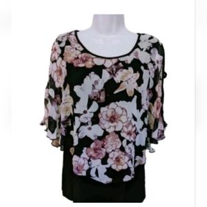 NWT Liz McCoy Blouson Top XL